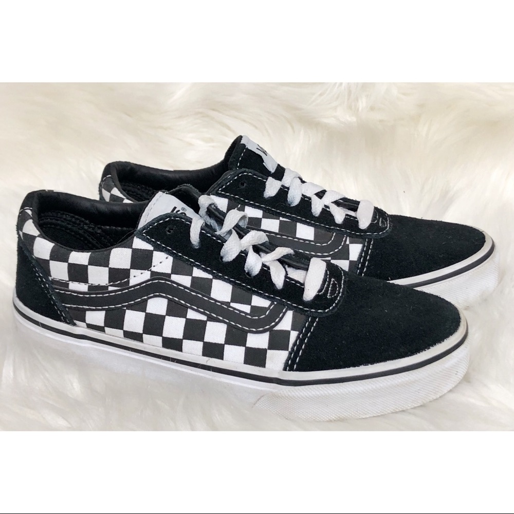 VANS Primary Check Old Skool Shoe - Picture 1 of 6